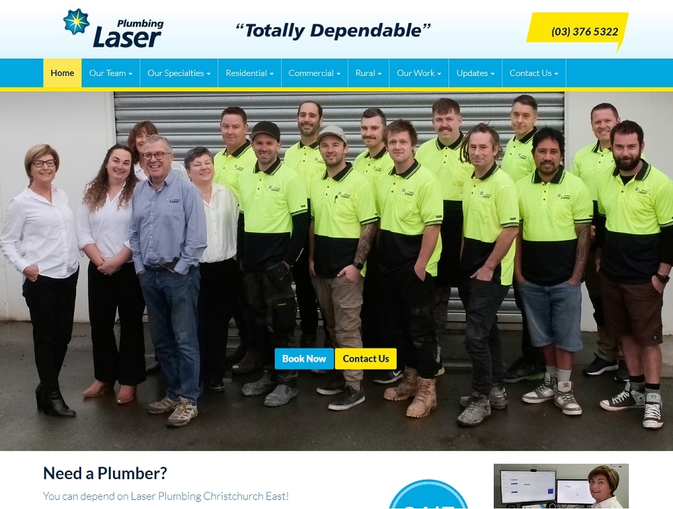 Laser Plumbing Christchurch East