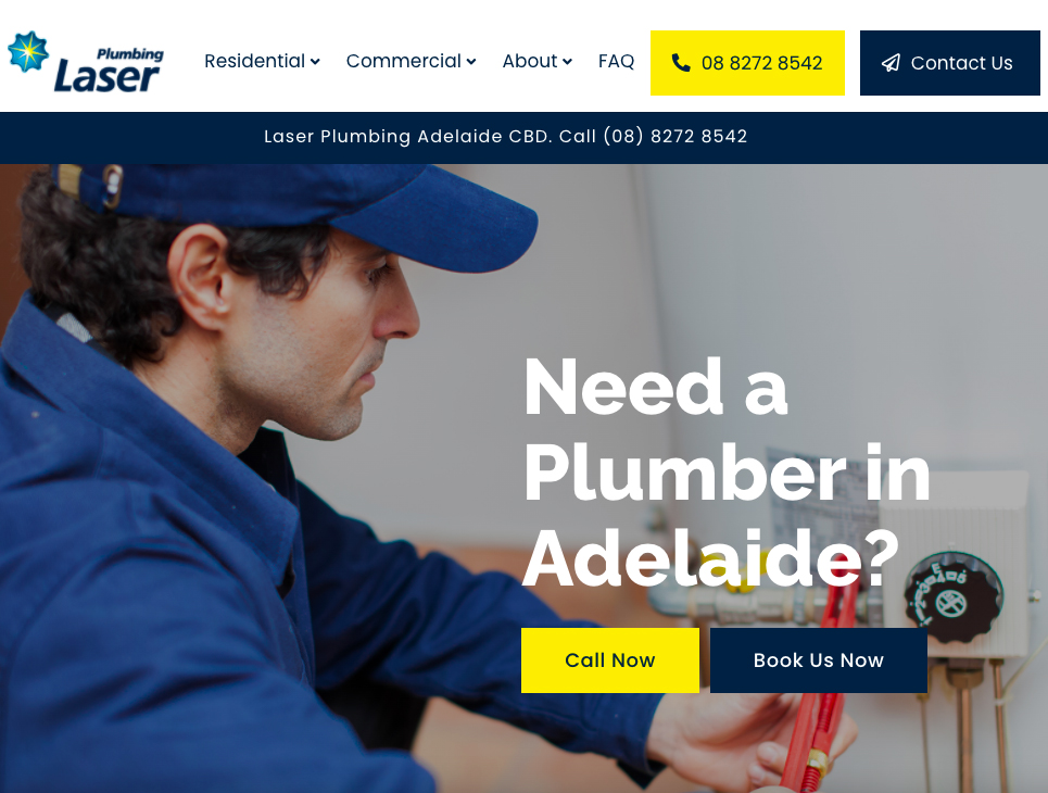 Laser Plumbing Adelaide CBD